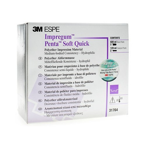 Impregum Penta Soft Quick EXPORT PACKAGE - Refill, Medium Body, Fast Set