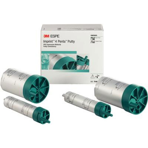 Imprint 4 Penta VPS Impression Material - Putty Refill: 2 - 300 mL Base and 2