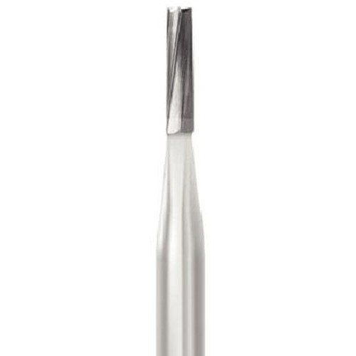 Beavers FG #57 straight fissure plain Carbide Bur, clinic pack of 100 burs