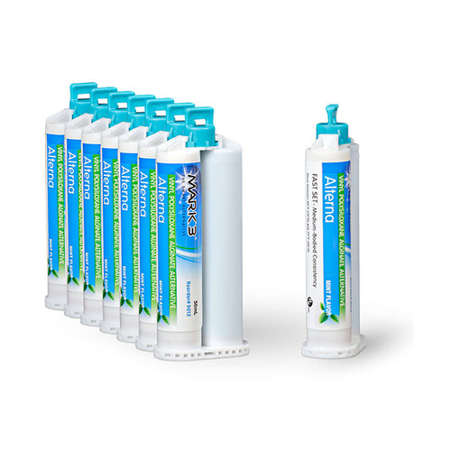 Mark3 Alterna Alginate alternative, Fast set, Mint flavor, 8 x 50mL Cartridges