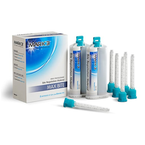 MARK3 Max Bite Unflavored Bite Registration Fast Set 100/Pk