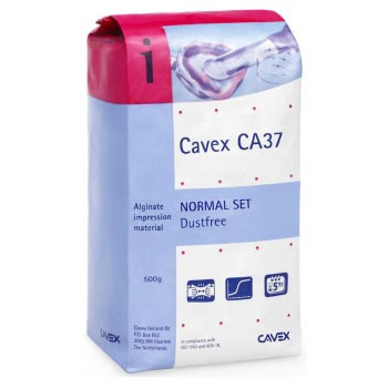 Cavex CA37 Alginate - Regular Set, Dust-Free, Pink, Peppermint flavor, box