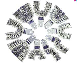 President Clear #8 Upper Right/Lower Left Quadrant Plastic Impression Trays