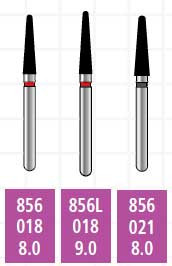 Alpen x1 FG #856L.018 Fine Grit, Round End Taper, Single Use Diamond Bur