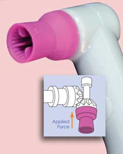 Sparkle Prophy Angle, Firm Cup, White, Latex-Free, Box of 100 angles with cups