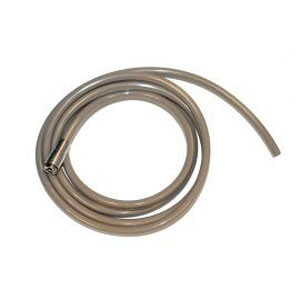 DCI HP Tubing, 4 Hole w/CT, Asepsis Straight Gray. Straight 7 ft. with Connector