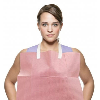 Bib-Eze Disposable (Paper) Bib Holders, 250/Box. No Sharp Edges or Cold Chain