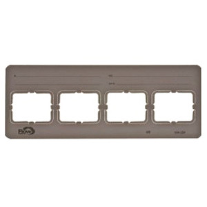 GreyLight Film Mounts Plastic/Grey 4 Window Horizontal, Size 2, box of 100