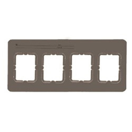 GreyLight Film Mounts Plastic/Grey 4 Window Vertical, Size 2, box of 100