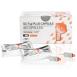 GC Fuji Plus Capsule Refill 48/Pk. Resin Reinforced Glass Ionomer Luting Cement
