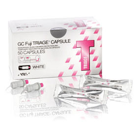 GC Fuji TRIAGE White Capsules Refill - Self Adhesive Radiopaque Glass Ionomer