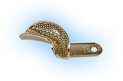 COE #S30 Upper Left/ Lower Right Stainless Steel Perforated Impression Tray