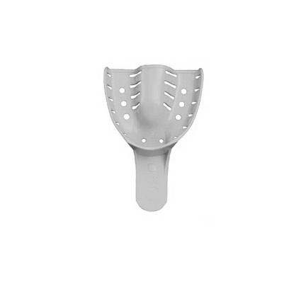 House Brand #3 Disposable Medium Perforated Upper Full-Arch Plastic Impression