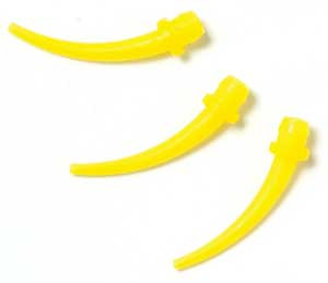 House Brand Intra-Oral Tips, Yellow 100/Bag. Fits 4.2 mm mixing tips