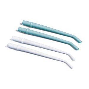 House Brand White disposable surgical aspirating tip 6 1/4' x 1/8', package