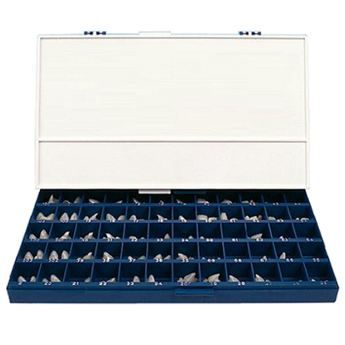 House Brand Polycarbonate Temporary Dental Crowns - Set of 180 (2 of each size)