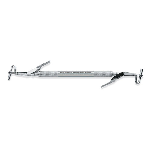 House Brand Double end amalgam carrier with medium and large stainless steel tips