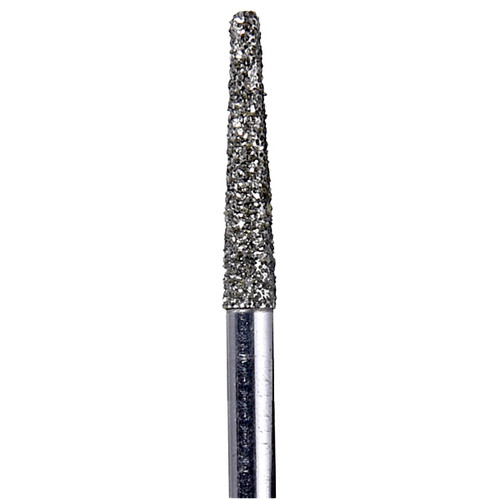 House Brand FG 850.018SC Round End Taper, Super Coarse Grit Diamond Burs, 10/Pk