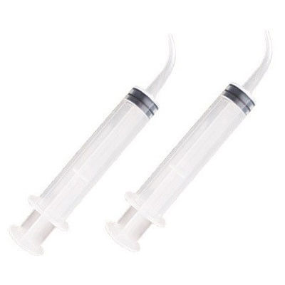 House Brand Pre-bent Disposable Impression Material Syringe, 12 ml, Box of 50