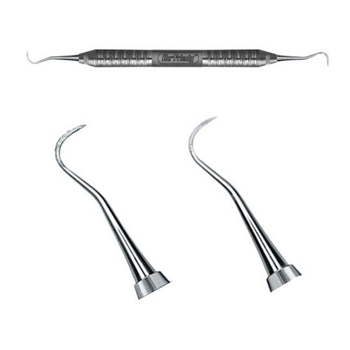 Hu-Friedy H6/H7 Hygienist Scaler with #6 Satin Steel Handle