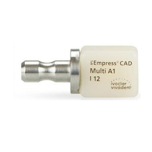 IPS Empress CAD CEREC Ivoclar Multi Block, Shade A2 Size I12, Package of 5