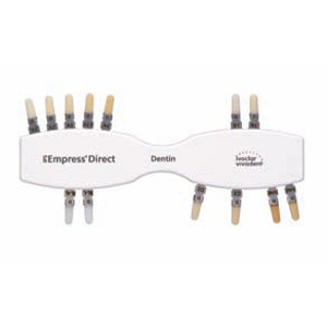IPS Empress Direct Shade Guide, Dentin Shades. Single shade guide