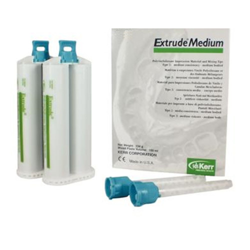 Extrude Medium Body - Green, Regular Set vinyl polysiloxane, 2 - 50 ml