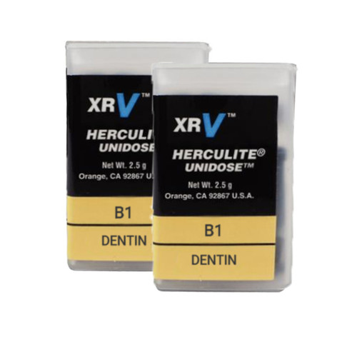 Herculite XRV Unidose - Dentin B1 - Microhybrid Composite, 20 - .25g Compules Herculite XRV Unidose - Dentin B1 - Microhybrid Composite, 20 - .25g Compules