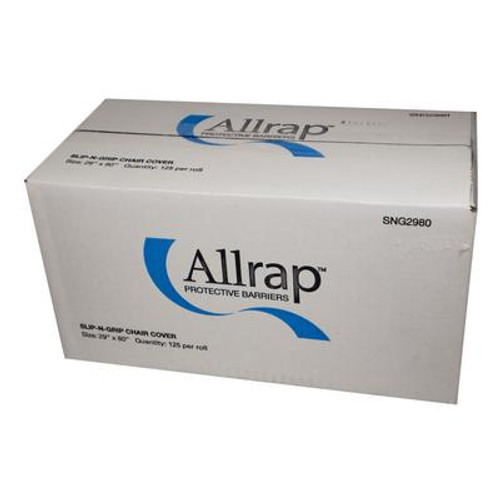 Allrap Slip-n-Grip Chair Covers 29' x 80' - 125/ box. Disposable two-sided Allrap Slip-n-Grip Chair Covers 29' x 80' - 125/ box. Disposable two-sided