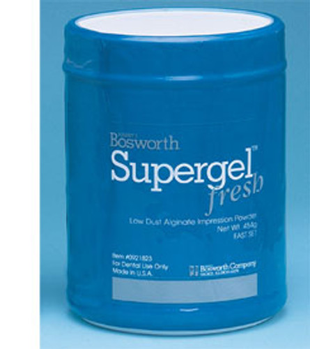 Supergel Fresh Fast Set, 1 Lb. CAN. Dust Conrolled Formula Alginate