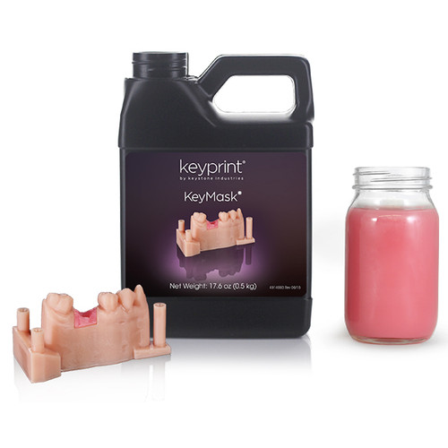 KeyMask Laboratory 3D Printing Resin, 0.5kg Bottle. Flexible Mask KeyMask Laboratory 3D Printing Resin, 0.5kg Bottle. Flexible Mask