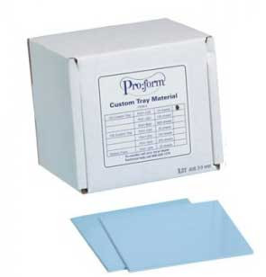 ProForm Tray Material, .150 thick 5' x 5', box of 100. Great for custom
