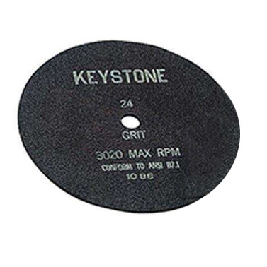 Keystone Carborundum Model Trimmer Wheel 1/Pk. Reversible, 1 Hole, 10â€³ x 1/4â€³ x