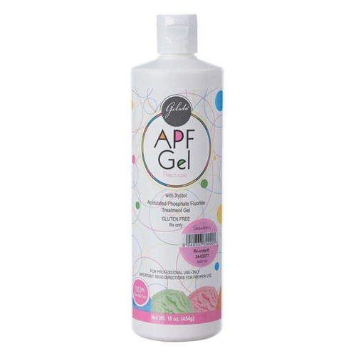 Gelato Fluoride Gel - Strawberry. 60 Second 1.23% APF Thixotropic Gel