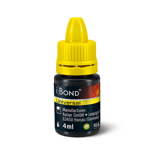 iBond Universal Bottle Refill: 1 - 4 mL Bottle. Universal, light-curing iBond Universal Bottle Refill: 1 - 4 mL Bottle. Universal, light-curing