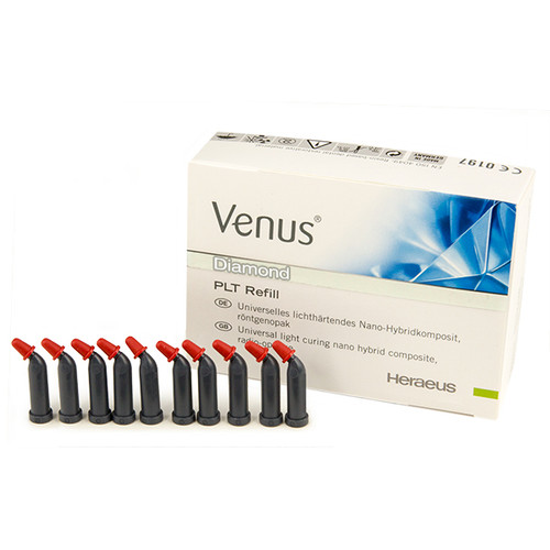 Venus Diamond D3 PLT Nanohybrid Composite. 10 - .25 Gm. Unidose Tips