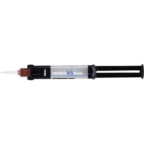 Panavia V5 Universal Resin Cement Paste - White. 1 x 8.1g (4.6ml) Syringe