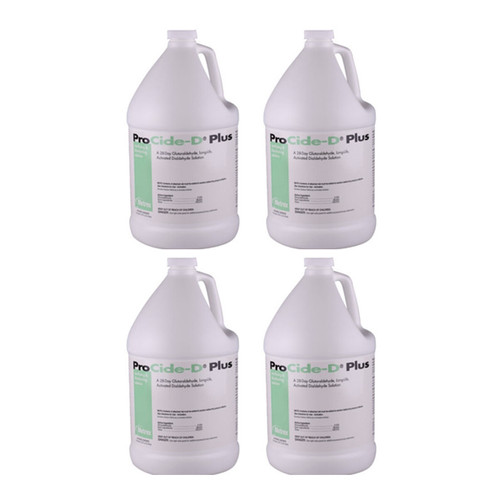 ProCide D Plus 3.4% Glutaraldehyde Sterilant Solution, 4x 1 Gallon Bottles