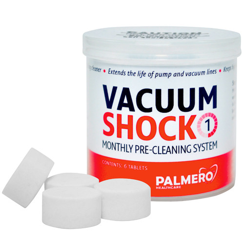 Vacuum Shock Time Release Tablets 6/Jar. For initial cleaning Vacuum Shock Time Release Tablets 6/Jar. For initial cleaning