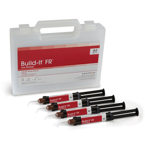 Build-It FR A2 Mini-Mix Refill: 4 - 4 mL Syringes Shade A2. Fiber Reinforced