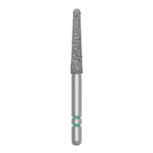Two Striper FG 770.10 Coarse Diamond Bur Round-End Taper. Pack of 5