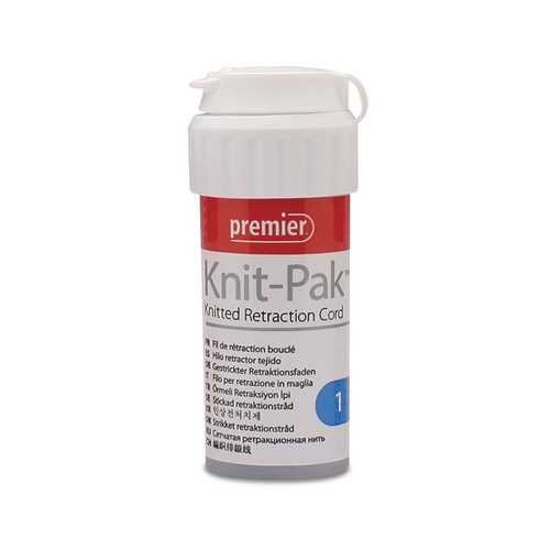 Knit-Pak Size #1 Knitted Plain Retraction Cord, Non-impregnated 100' Cotton