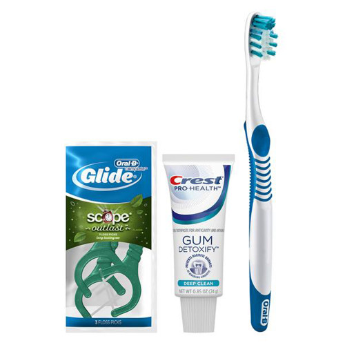 Crest Oral-B Daily Clean Solution Bundle with Glide + Scope Floss Picks, 72/Case