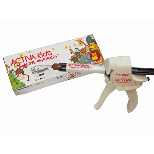 Activa Kids Bioactive ionic restorative resin, Starter Kit: 5mL (8g) syringe