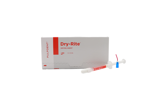 Dry-Rite Drying Agent 4 - 1.2 mL Syringes and 8 Pre-Bent Dropper Tips. Contains