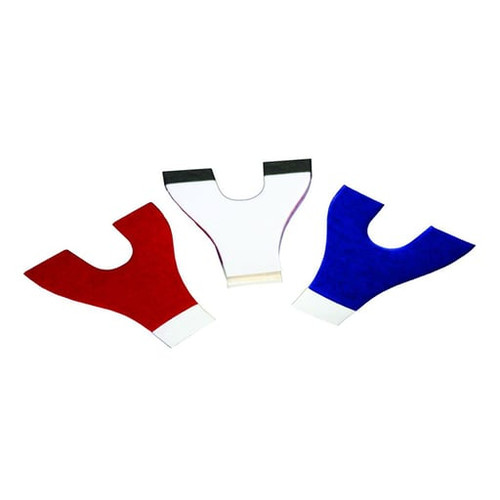 Quala Premium red/blue full arch horseshoe articulating paper, 72 microns, box