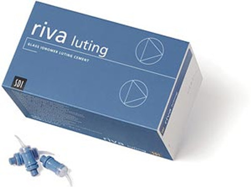Riva Luting Capsules - Glass Ionomer Luting Cement: Box of 50 Capsules