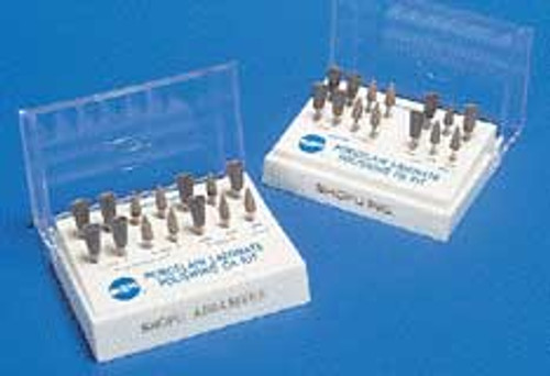 Shofu Dental Porcelain Laminate Polishing Kit FG - Plastic, 14 assorted