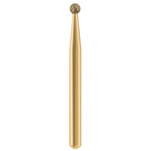 Great White Z FG #801-014 Fine, Round Zirconia Bur 5/Pack.