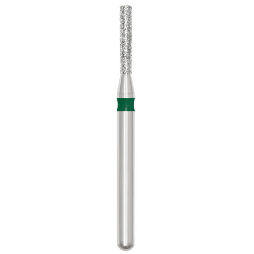 Revelation FG #836.012 Coarse Grit, Flat End Cylinder Diamond Bur. Package of 5